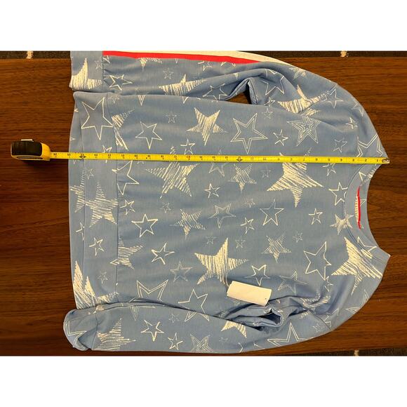 P.J. Salvage Bottoms Mountain Mama Banded Pant and Star Spangled Long Sleeve Top - Picture 10 of 13